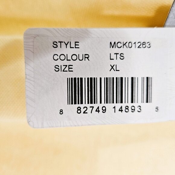 Cutter & Buck Men's Polo Yellow Golf Shirt DryTec Size XL/TG - Picture 7 of 8